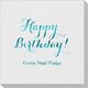 Darling Happy Birthday Linen Like Napkins Image 1 of 2